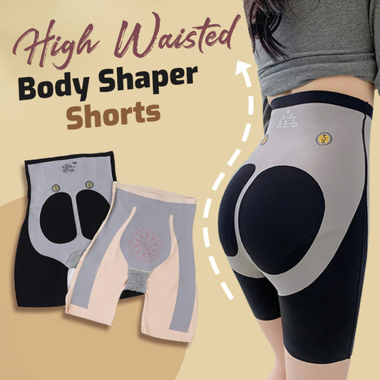 High Waisted Body Shaper Shorts-Precio más bajo en línea