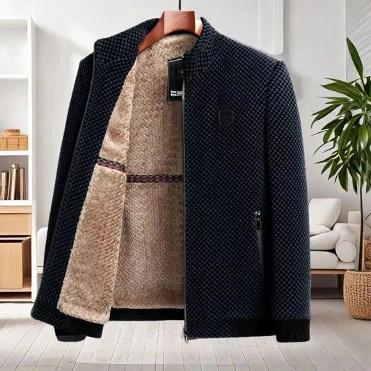 ❄️Winter-Specials❄️Men Chaqueta cálida de invierno con forro polar sintético