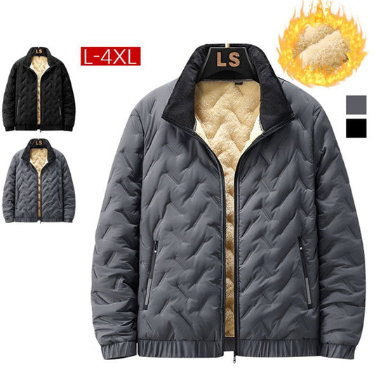 ❄️Invierno-Specials❄️Men Chaqueta de invierno acolchada con forro polar