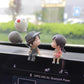 Cute Kiss Couple Muñeca Coche Ornamente