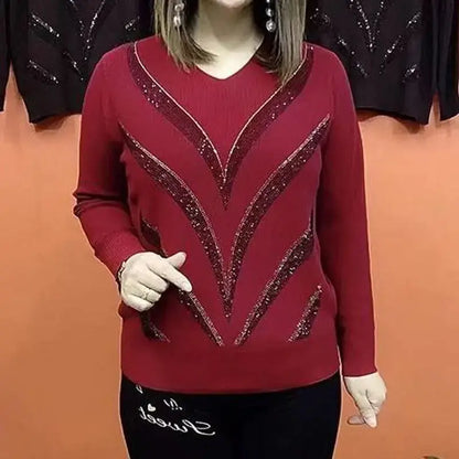 🔥Dos piezas envío gratuito💝Ropa casual de mujer con mangas largas escote en v