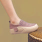 (compra 2 pares envío gratis)Zapatillas transpirables de suela blanda para mujer