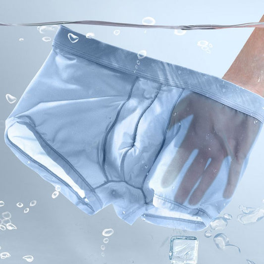 Antibacterial delgada y ligera calzada de seda de hielo para hombres