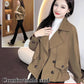 Abrigo corto a la moda coreana