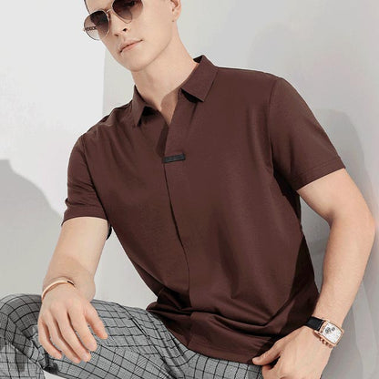 Camisa informal de negocios de verano para hombres de verano