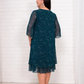 💐【M-4XL】🌸2024 nuevo vestido de malla de encaje floral de primavera