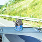 Ambientador giratorio solar para coche con difusor de aroma de molino de viento