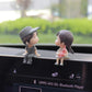 Cute Kiss Couple Muñeca Coche Ornamente