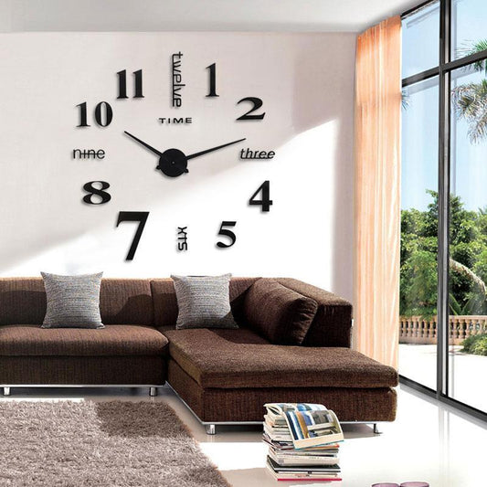 Reloj de Pared Moderno DIY Sin Perforaciones🕒