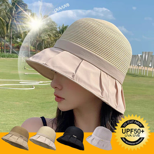 Gorro plegable transpirable para mujer con protección UV