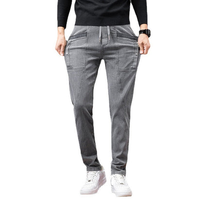 Pantalones casuales sueltos con bolsillos grandes para hombre