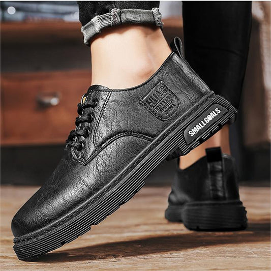 Zapatos de cuero de confort informales informales para hombres - Regalo ideal