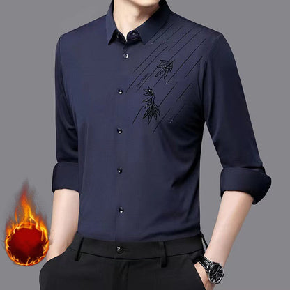 [🎁Regalo para hombre] Camisa de manga larga para hombre, invierno, gruesa y cálida