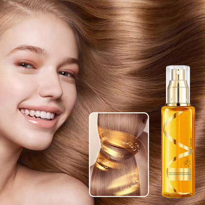 Aceite sedoso hidratante y fortalecedor para el cabello