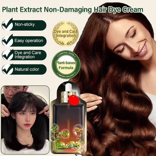 Elección del regalo - Crema para teñir el cabello sin dañar con extractos de plantas